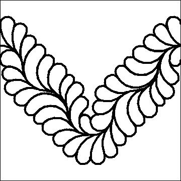 (image for) Undulating Feather 1 P2P-L01526* - Click Image to Close